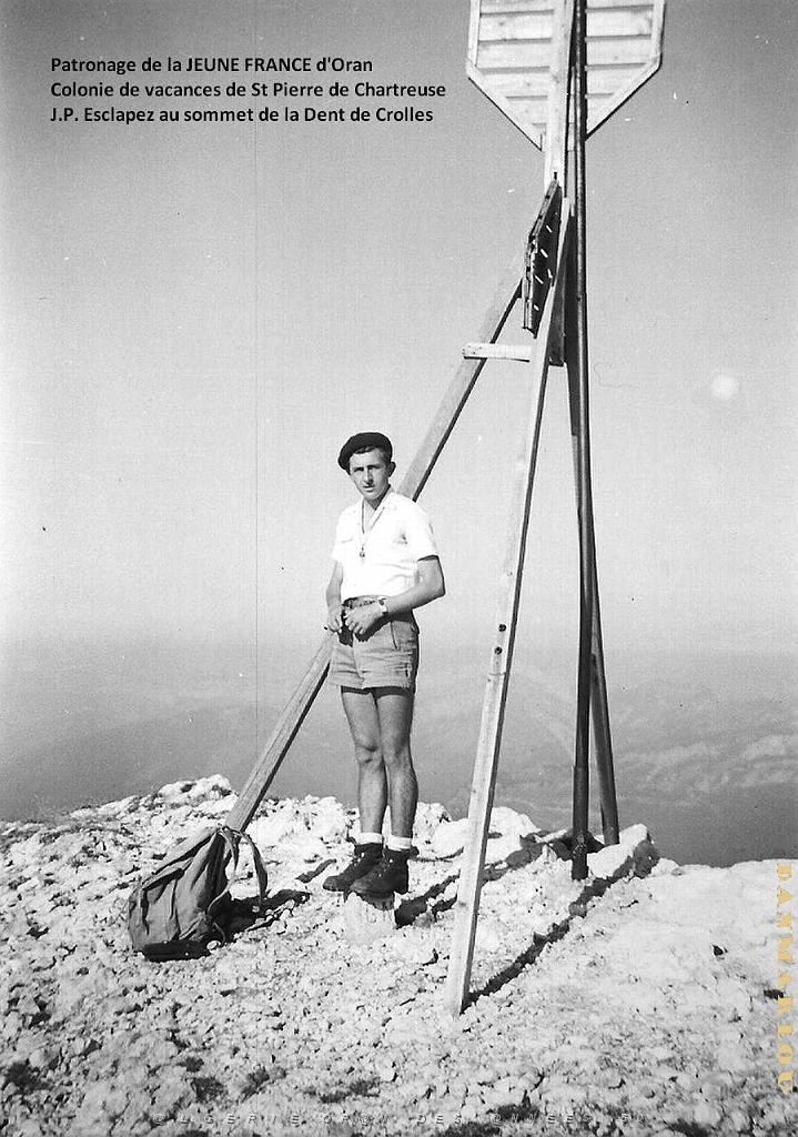 COLO JEUNE FRANCE J. Pierre Esclapez au sommet de cla Dent de Crolles.jpg